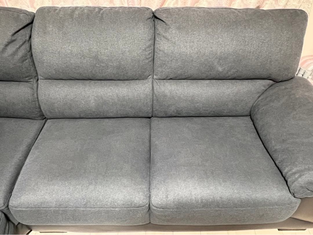 ニトリ L字カウチソファ 3〜4人掛け②