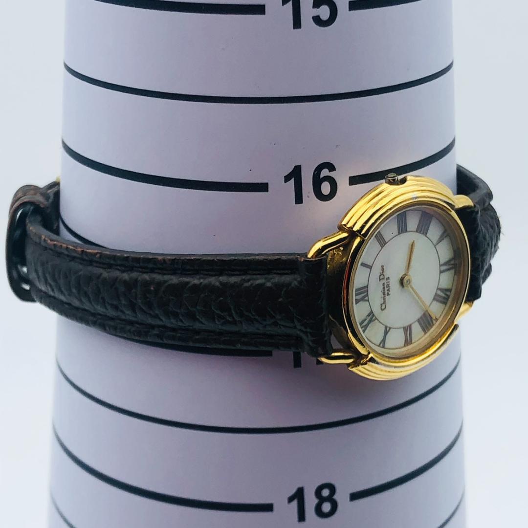 Christian Dior D58-121-2 ヴィンテージ シェル文字盤