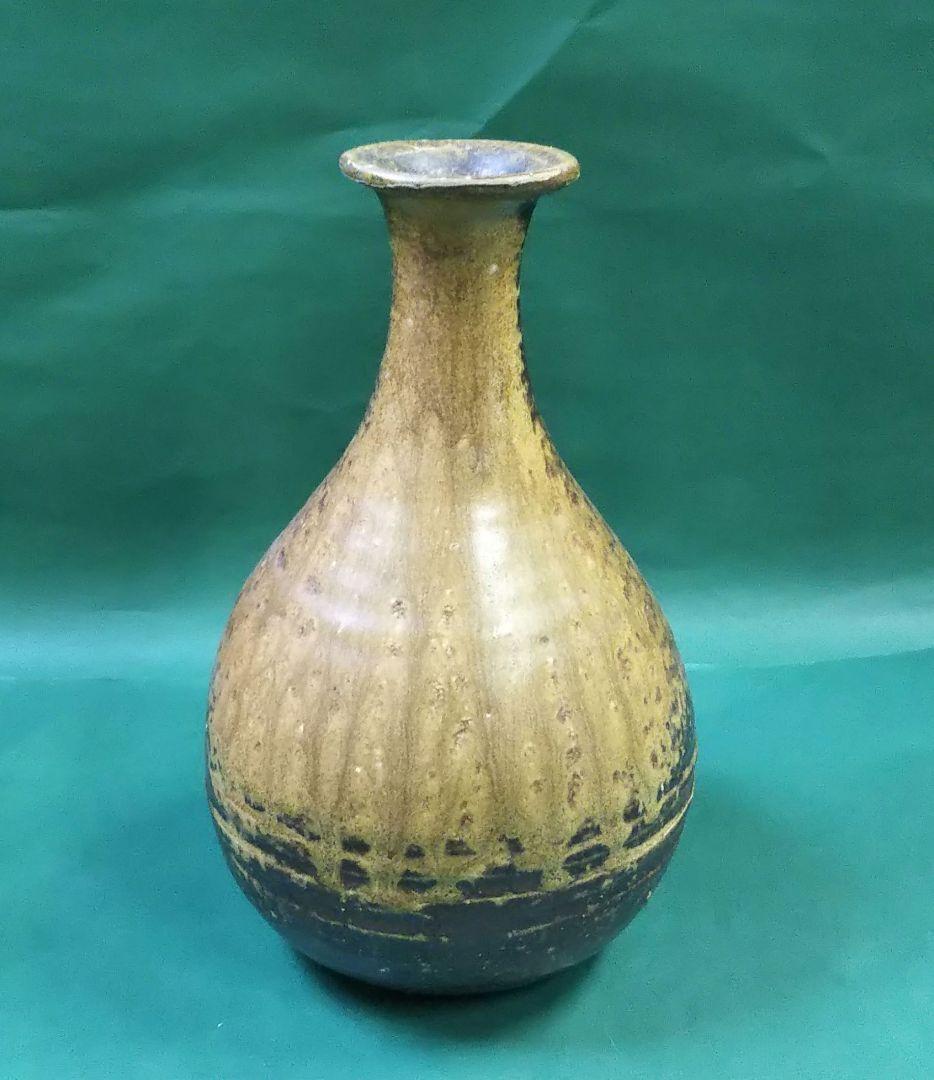 茶道具 備前焼 徳利 花入 伊勢崎満 伊勢崎淳 兄