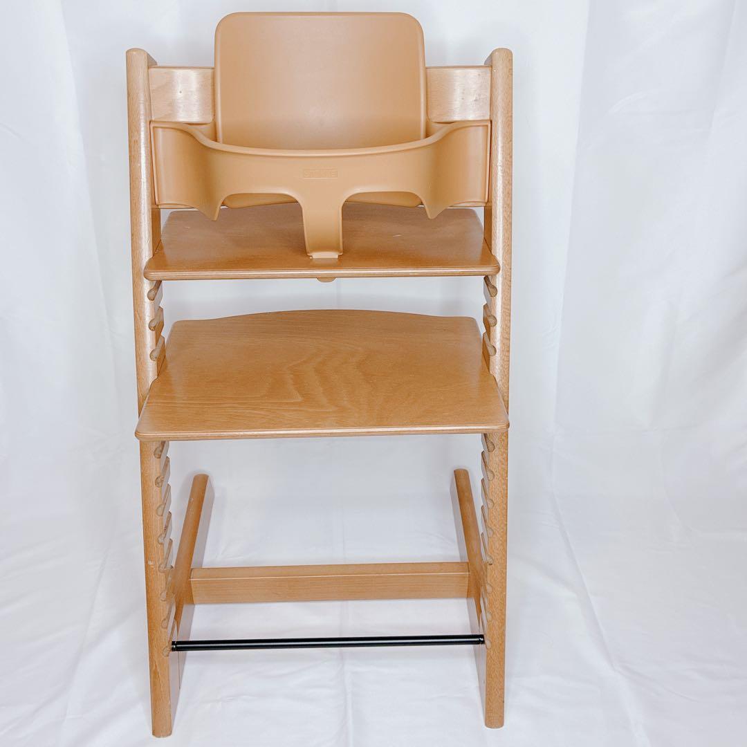 STOKKE ストッケ トリップトラップ ベビーセット付き 廃盤色チェリー