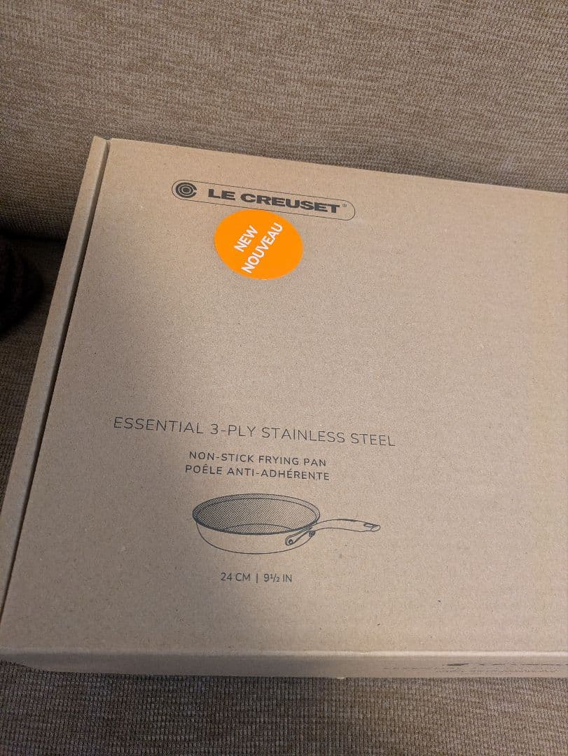 新品　LE CREUSET ステンレス フライパン 24cm　ルクルーゼ