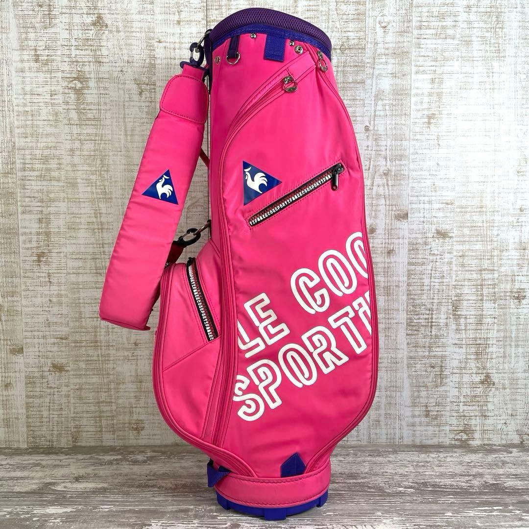 le coq sportif GOLF レディースキャディバッグ　ピンク　超軽量