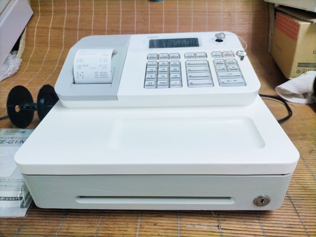 カシオレジスター　SE-G1　人気機種　送料無料　012999