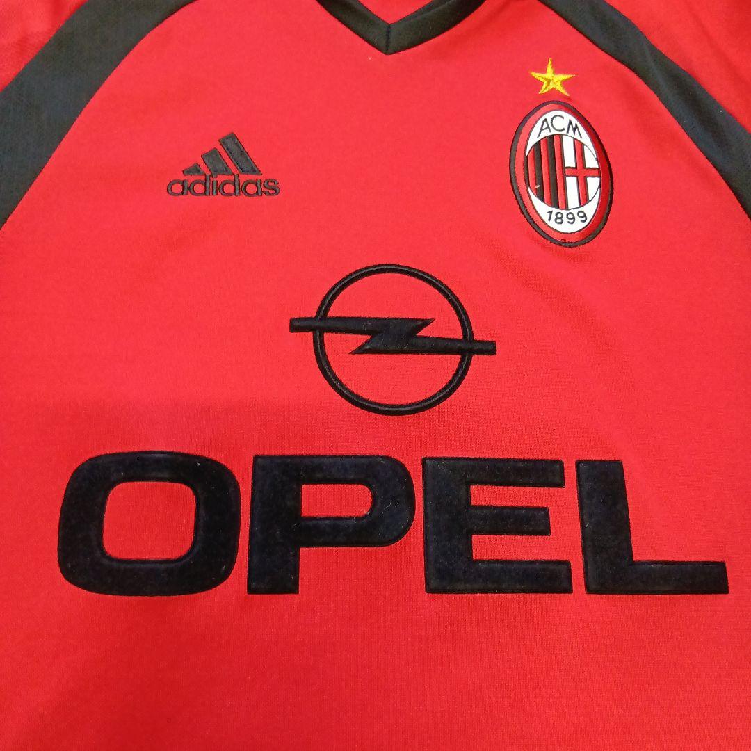 adidas ACミラン 01/02 3rdユニフォーム 赤