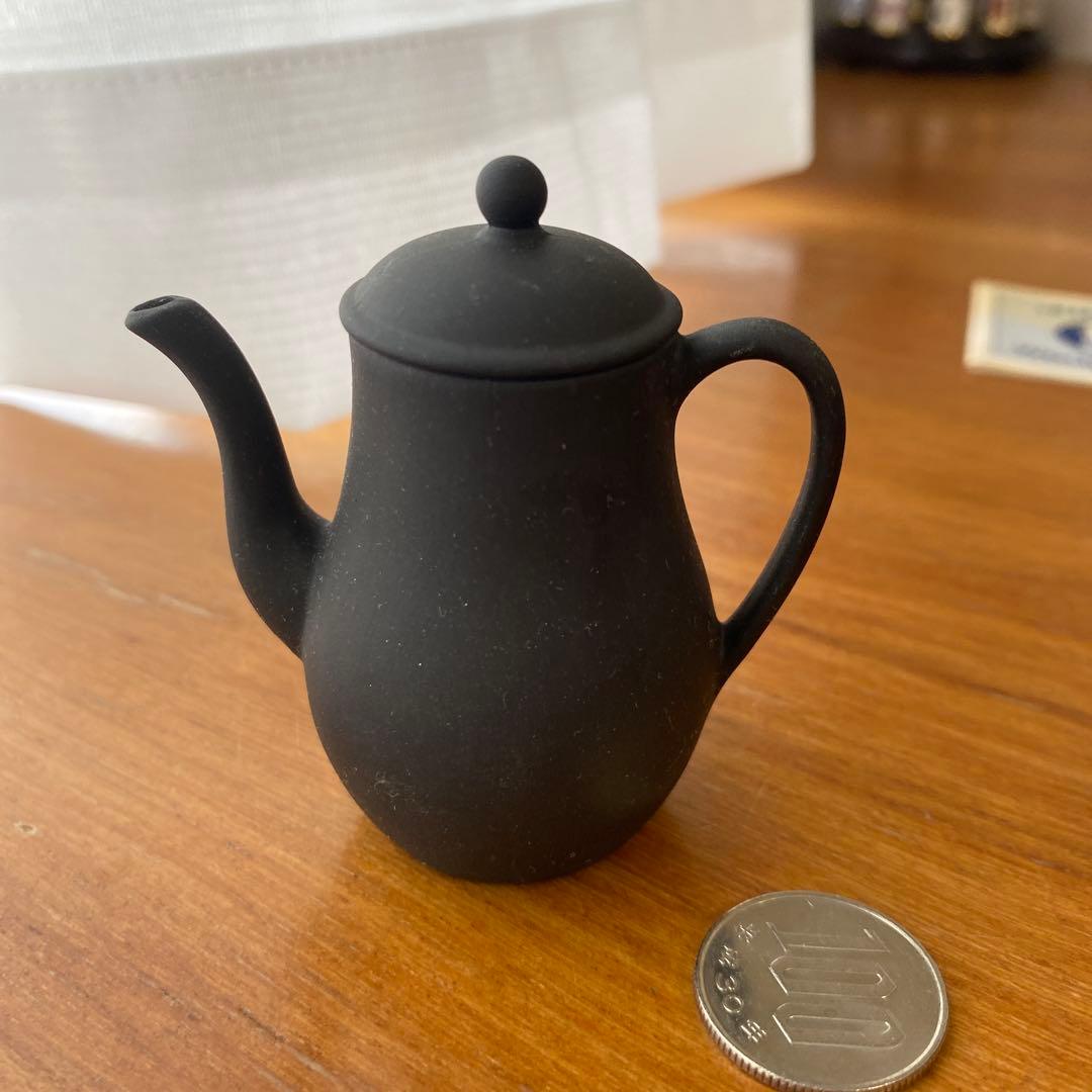 ウェッジウッド ブラックバサルト　ミニチュア　ティーセット　コーヒーセット