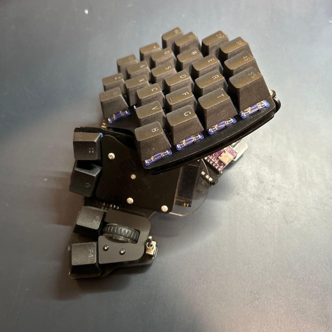 Killer Whale 分割キーボード 完成品 フルセット Type-C