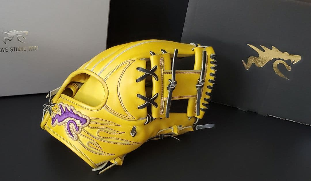 RYUオーダー不可プレミアムモデル☆硬式内野手TIG型☆新品型付け済