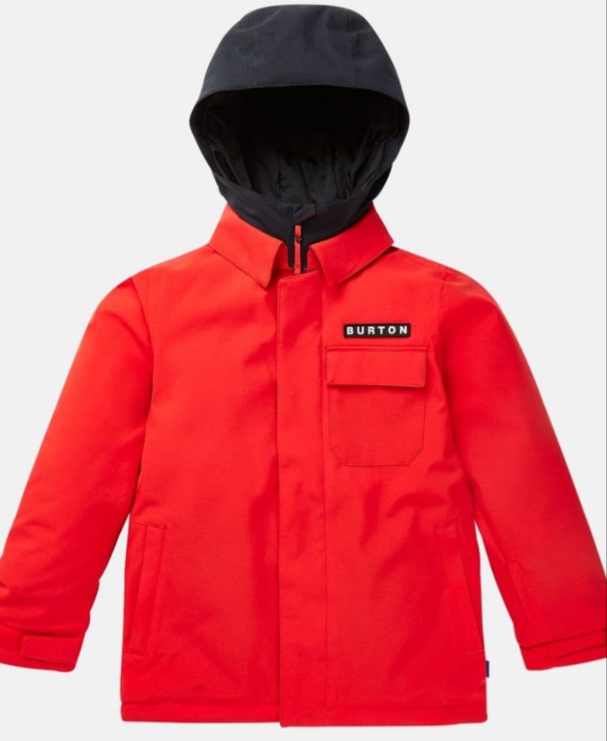 BURTON スノーウェア 上下 キッズ L 150cm 赤 迷彩
