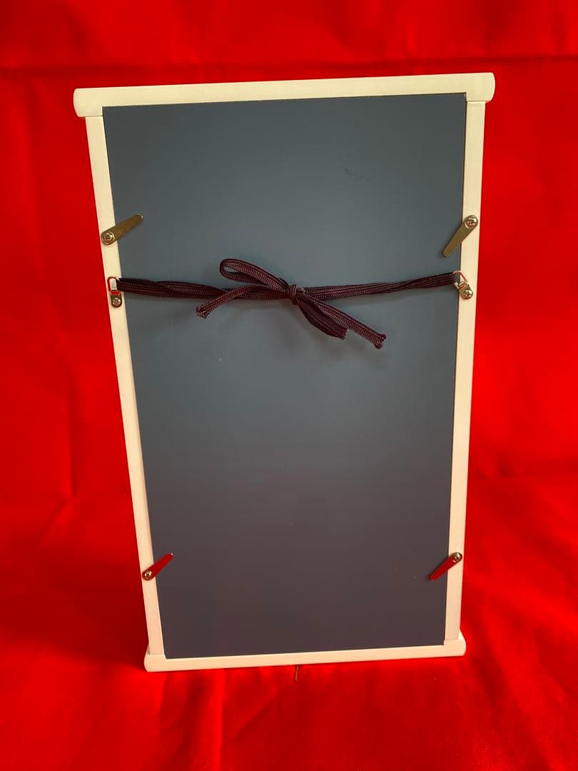 東京久月　つまみ細工額入　羽子板・壁掛け・間口約２０×奥行約９×高さ約３３㎝