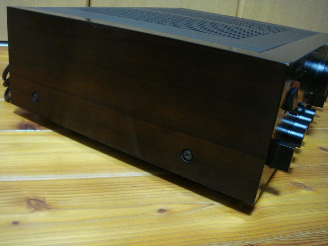 整備済 ONKYOオンキョー Integra A-817RXⅡ 木目パネル