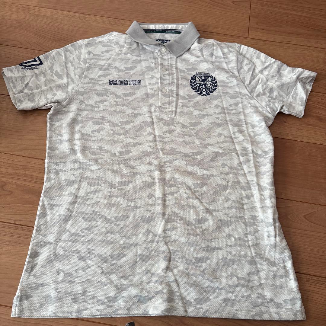 Admiral ゴルフシャツ LLサイズ 迷彩柄