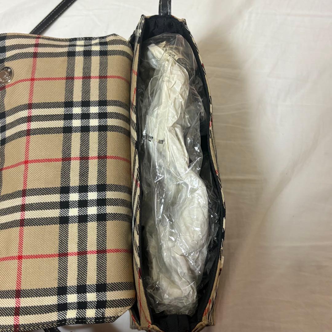 バーバリー　BURBERRY ノバチェック　フリンジ　ショルダーバッグ