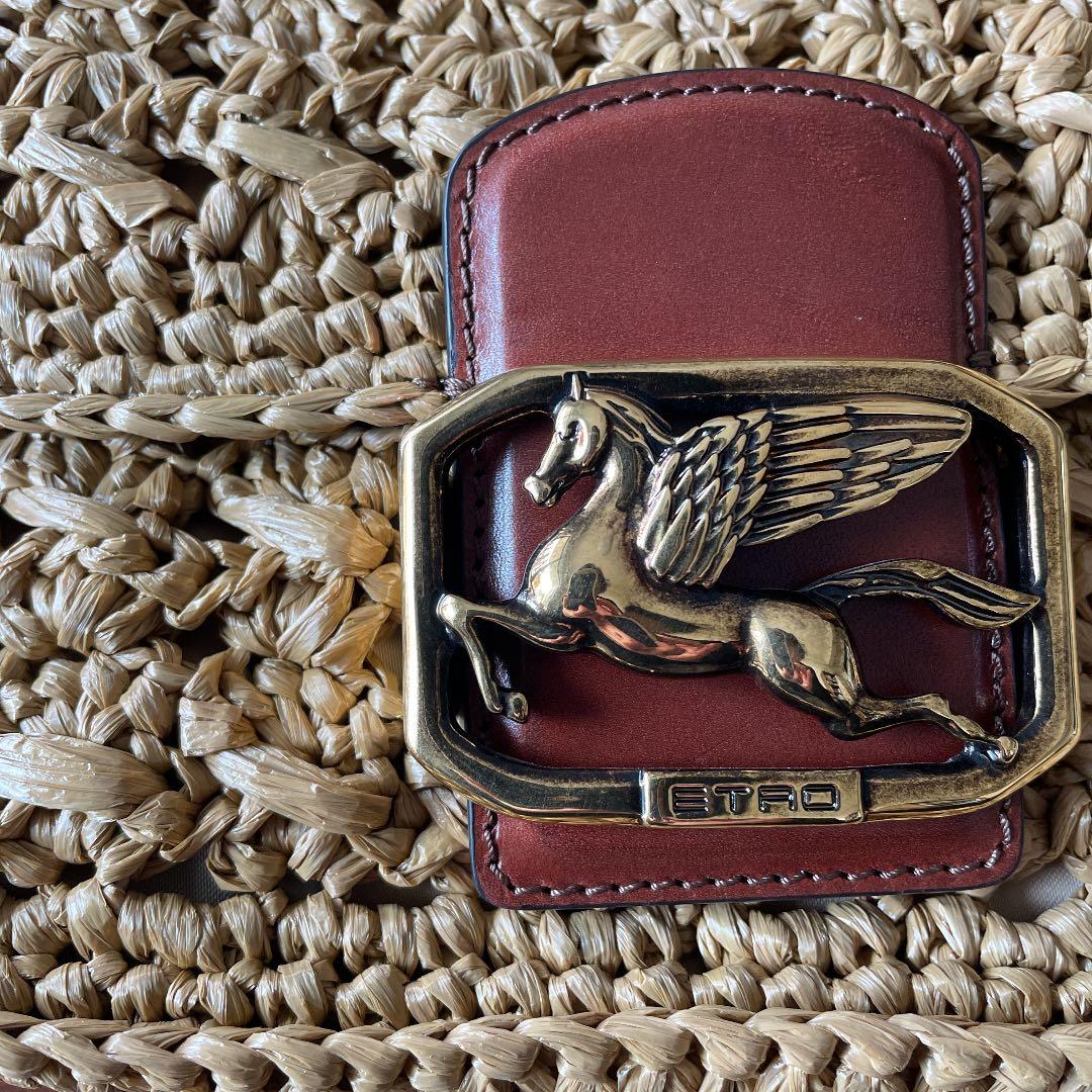エトロ / バック　ペガソ　鍵針編み