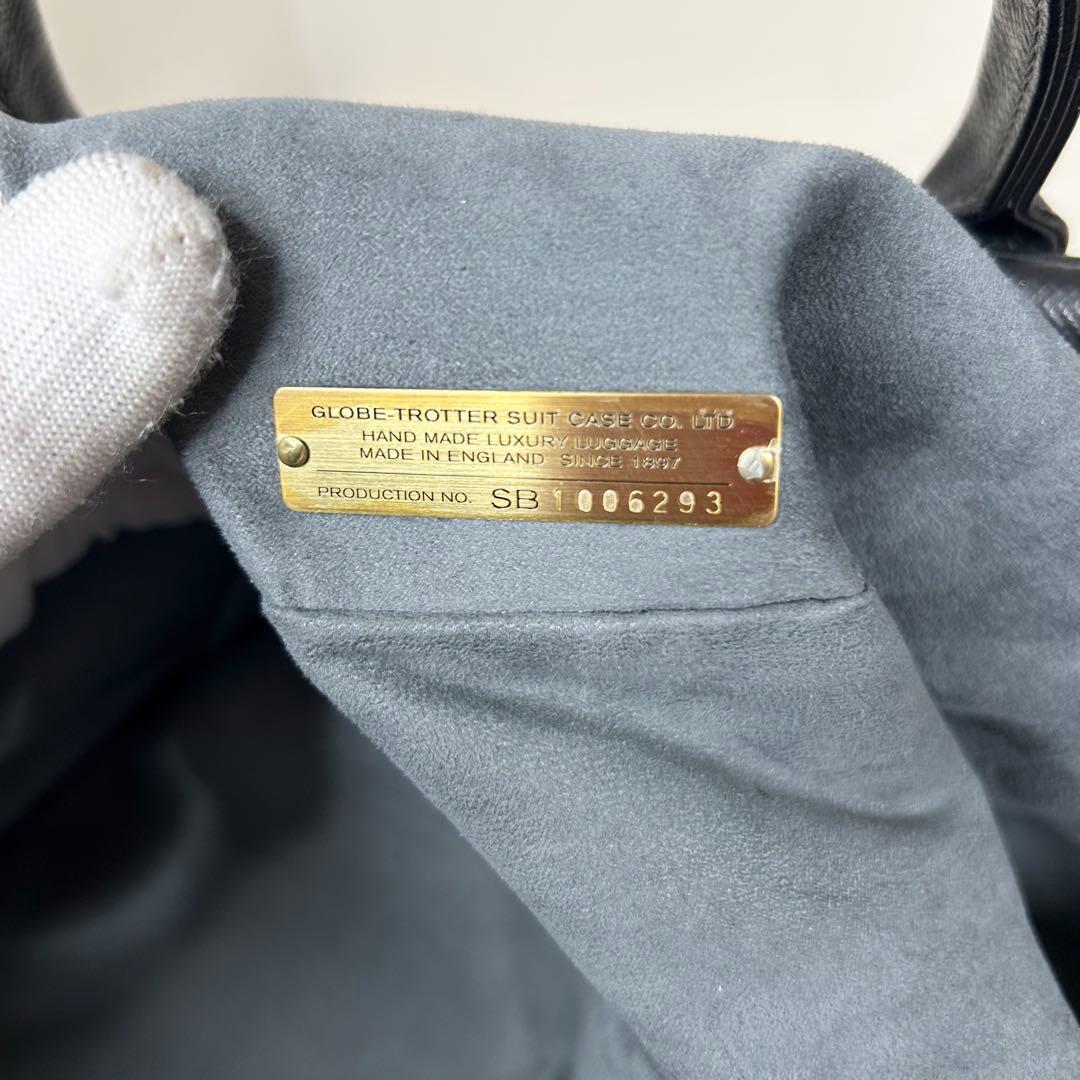 ✨激レア✨GLOBE TROTTER ビジネスバッグ ショルダー オールレザー