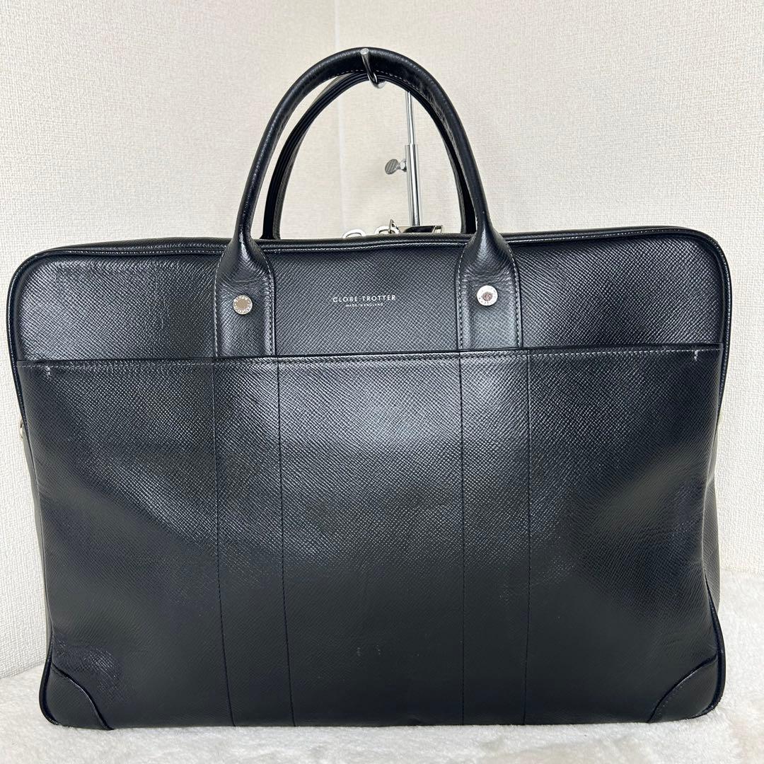 ✨激レア✨GLOBE TROTTER ビジネスバッグ ショルダー オールレザー
