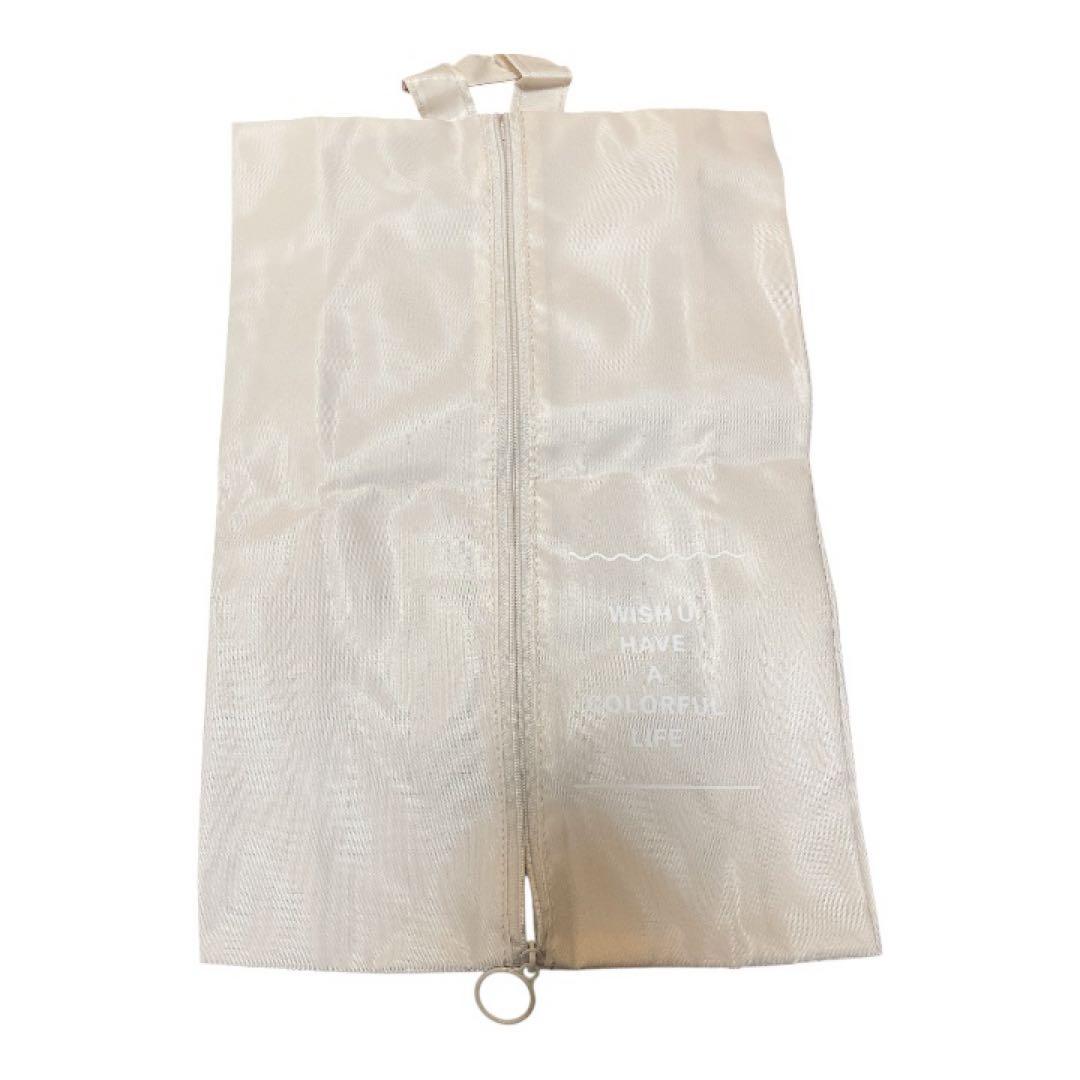 トラベルポーチ 9点セット　ベージュ　衣類　収納　パッキング　大容量