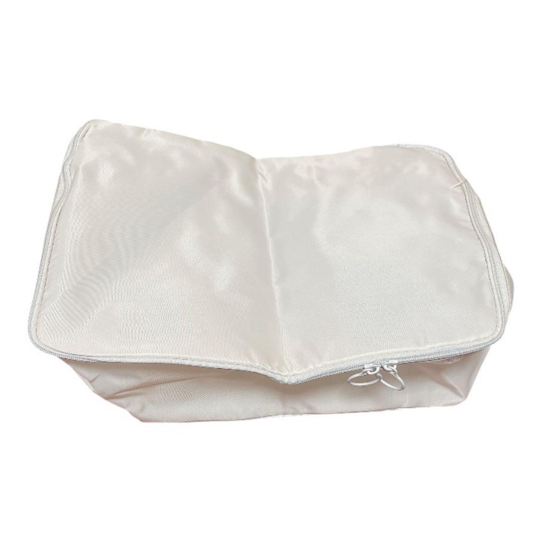 トラベルポーチ 9点セット　ベージュ　衣類　収納　パッキング　大容量