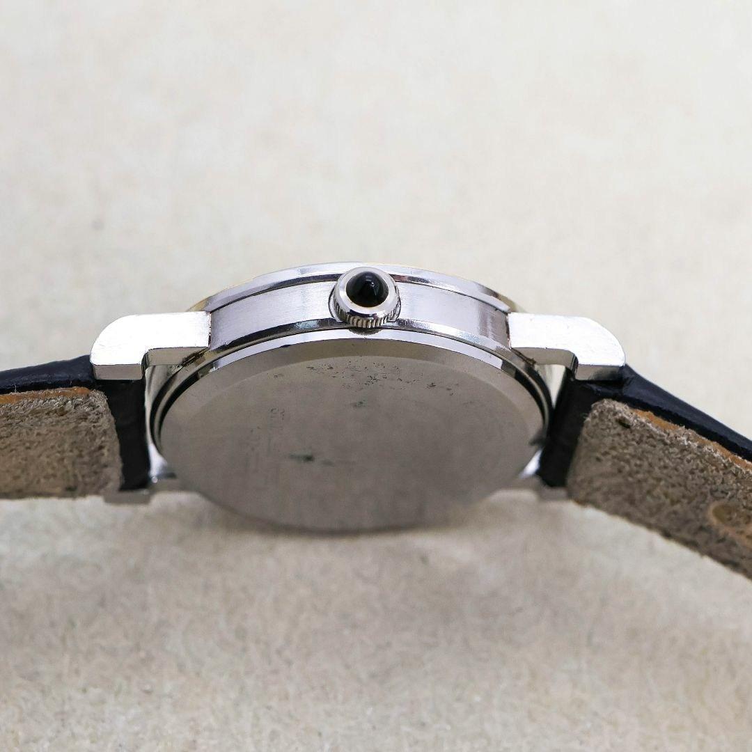 稼働 SEIKO CREDOR 腕時計 1400 ブラック文字盤 1386