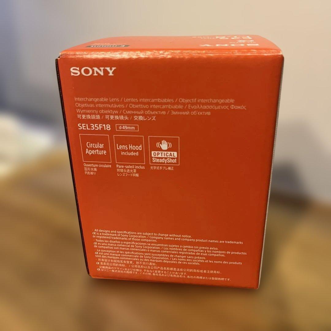 SONY E35mm F1.8 OSS レンズ　プロテクトフィルター付