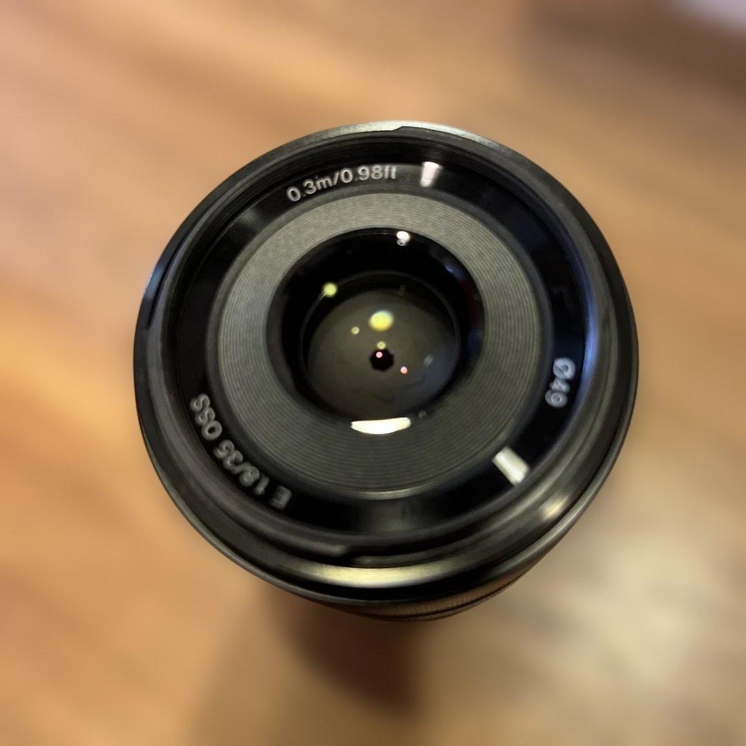 SONY E35mm F1.8 OSS レンズ　プロテクトフィルター付
