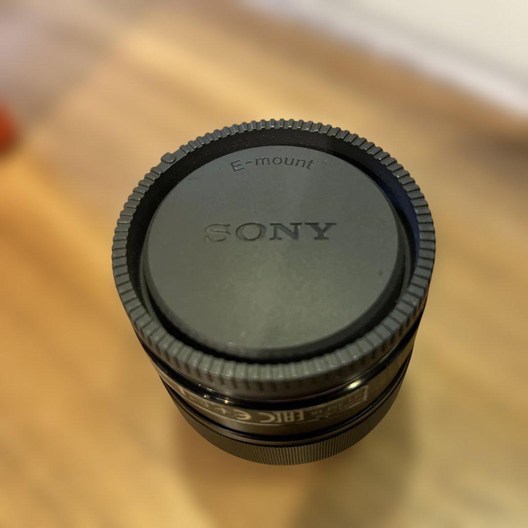SONY E35mm F1.8 OSS レンズ　プロテクトフィルター付