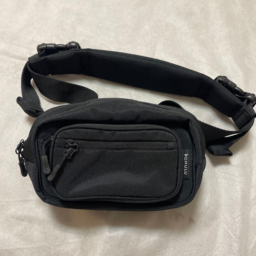 POMULU ポムル 抱っこ紐 ヒップシート ベビースリング カジュアルブラック