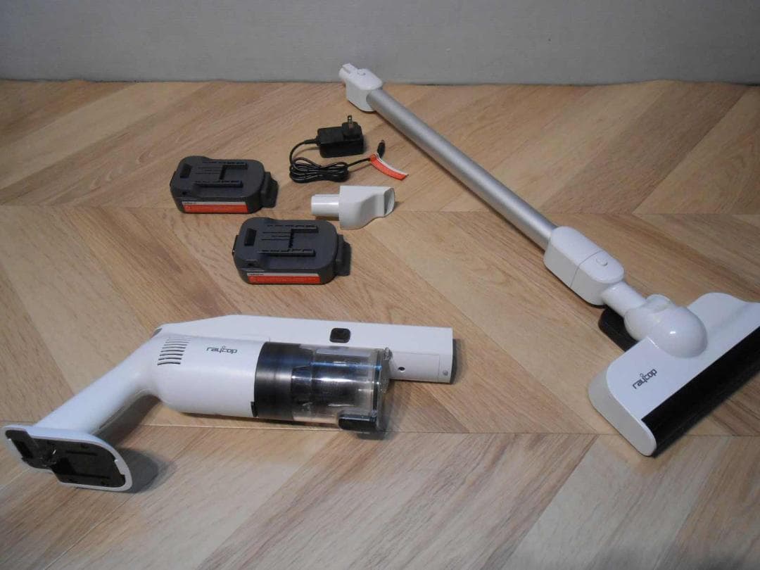 直接引取可 電池２個付き　レイコップ　充電式クリーナー 近隣配送可能