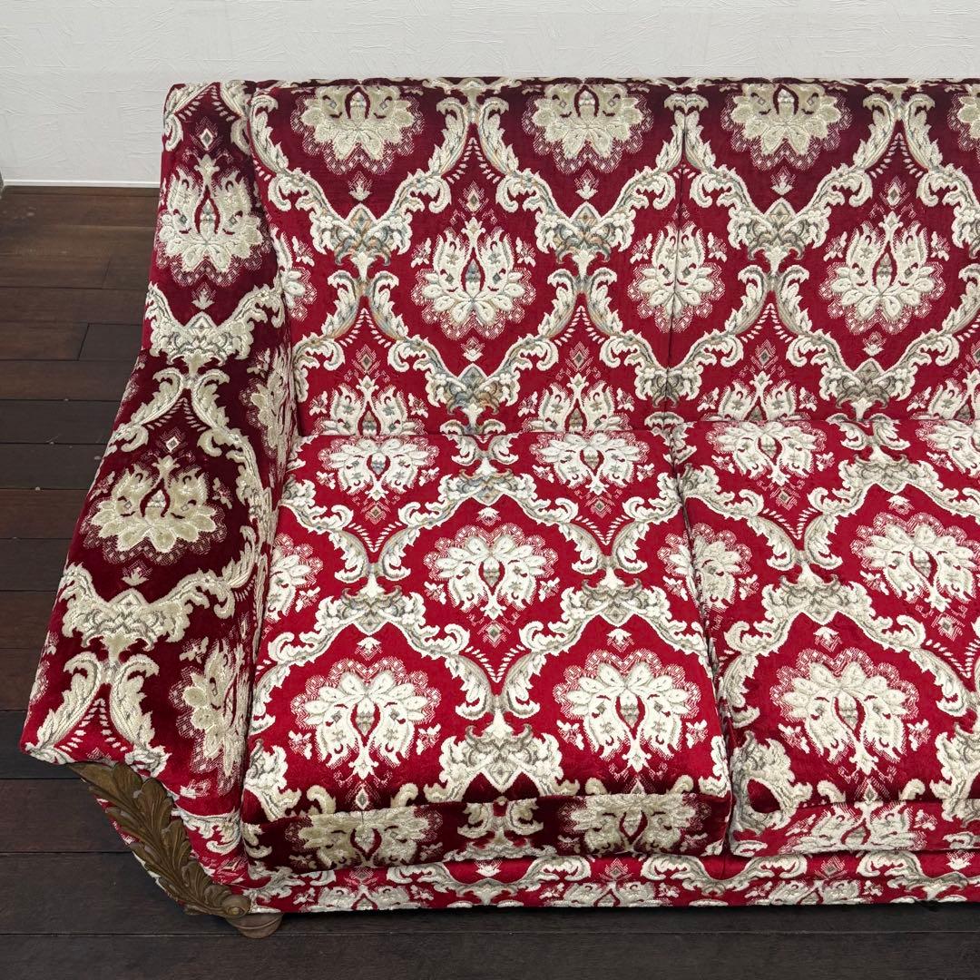 H19K86a 神戸洋家具 永田良介商店 ３人掛けソファ