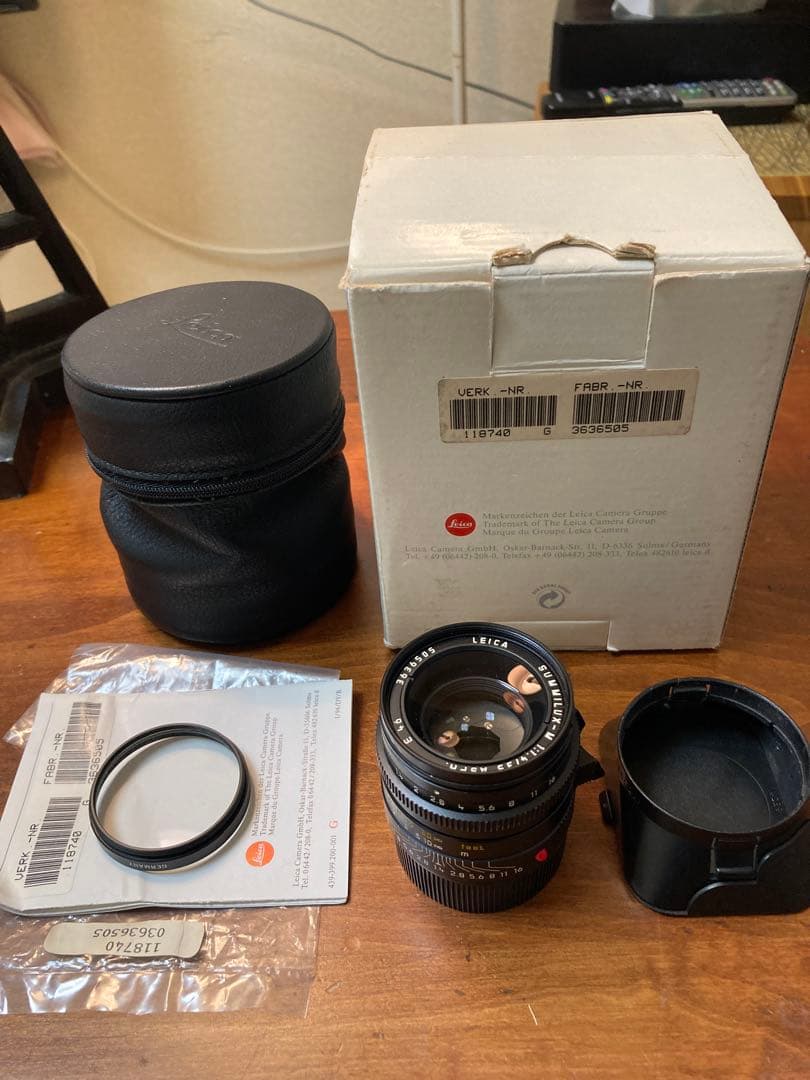 Leica SUMMILUX- M 1：1.4／35mmASPH Pre-FLE