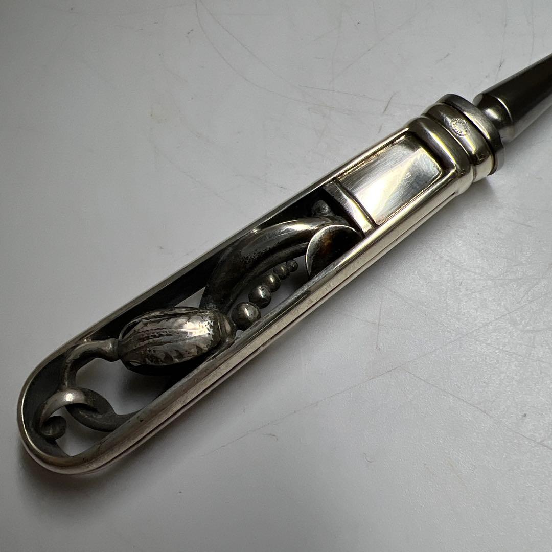 ジョージジェンセン　激レア　ブロッサムチーズスライサー91g/20.5㎝　共袋付