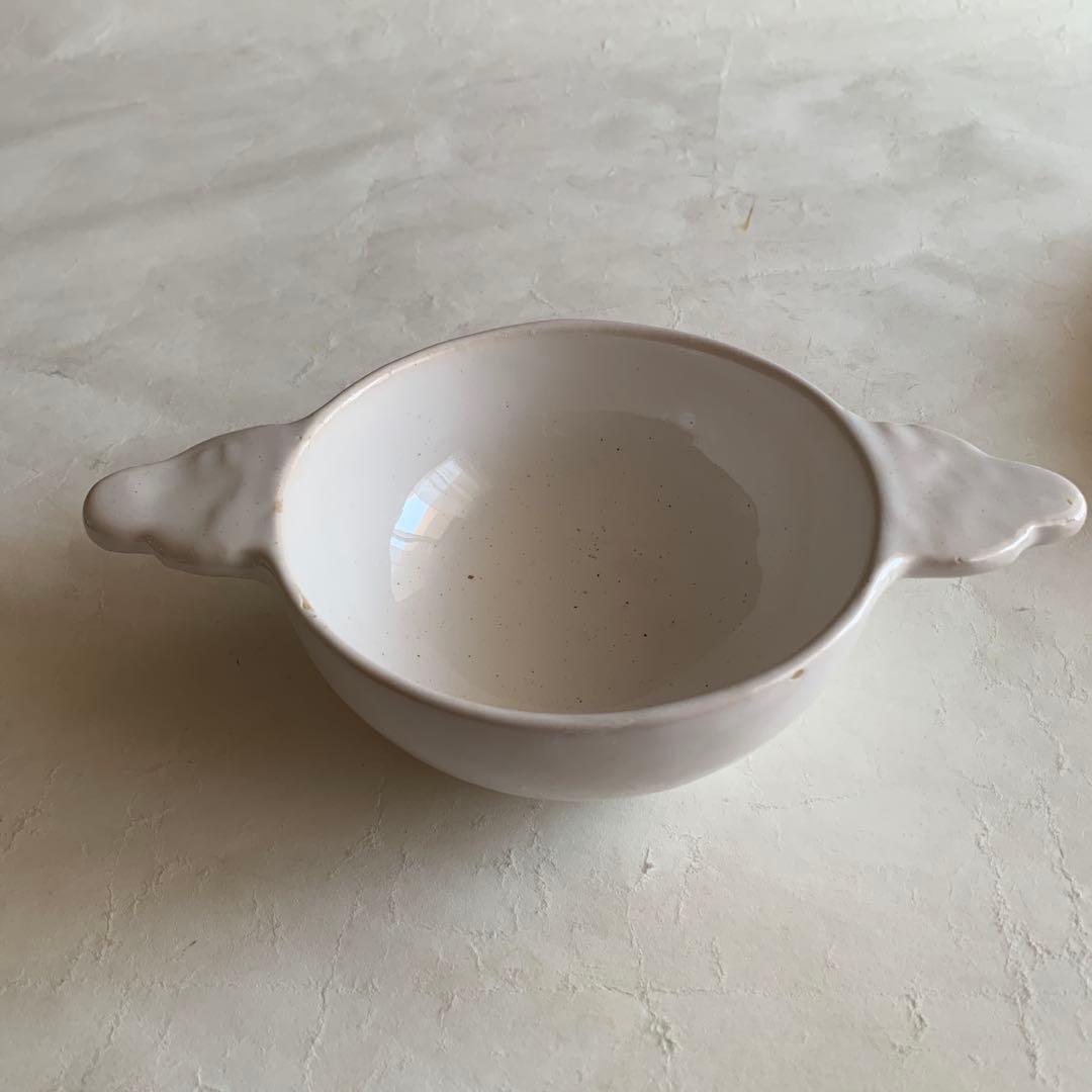 アンティーク　ムスティエ　両手付きカップ