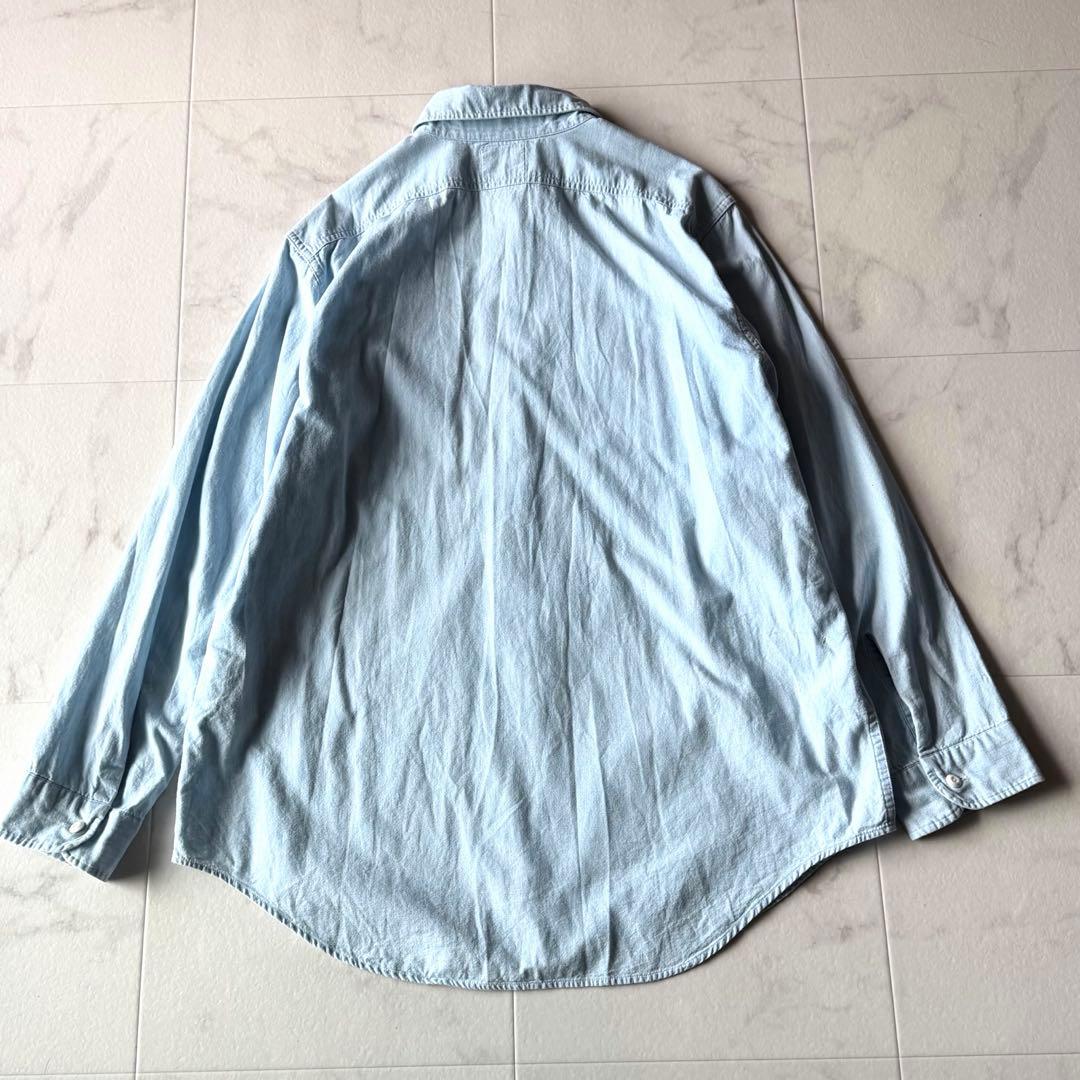 美品＊マディソンブルー ハンプトンシャンブレーシャツ ライトブルー 02