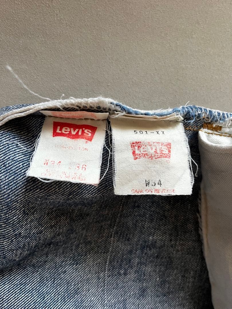 リーバイス　501 ビッグE 赤耳　USA製　ボタン裏刻印555 110周年