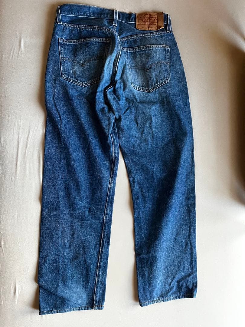 リーバイス　501 ビッグE 赤耳　USA製　ボタン裏刻印555 110周年