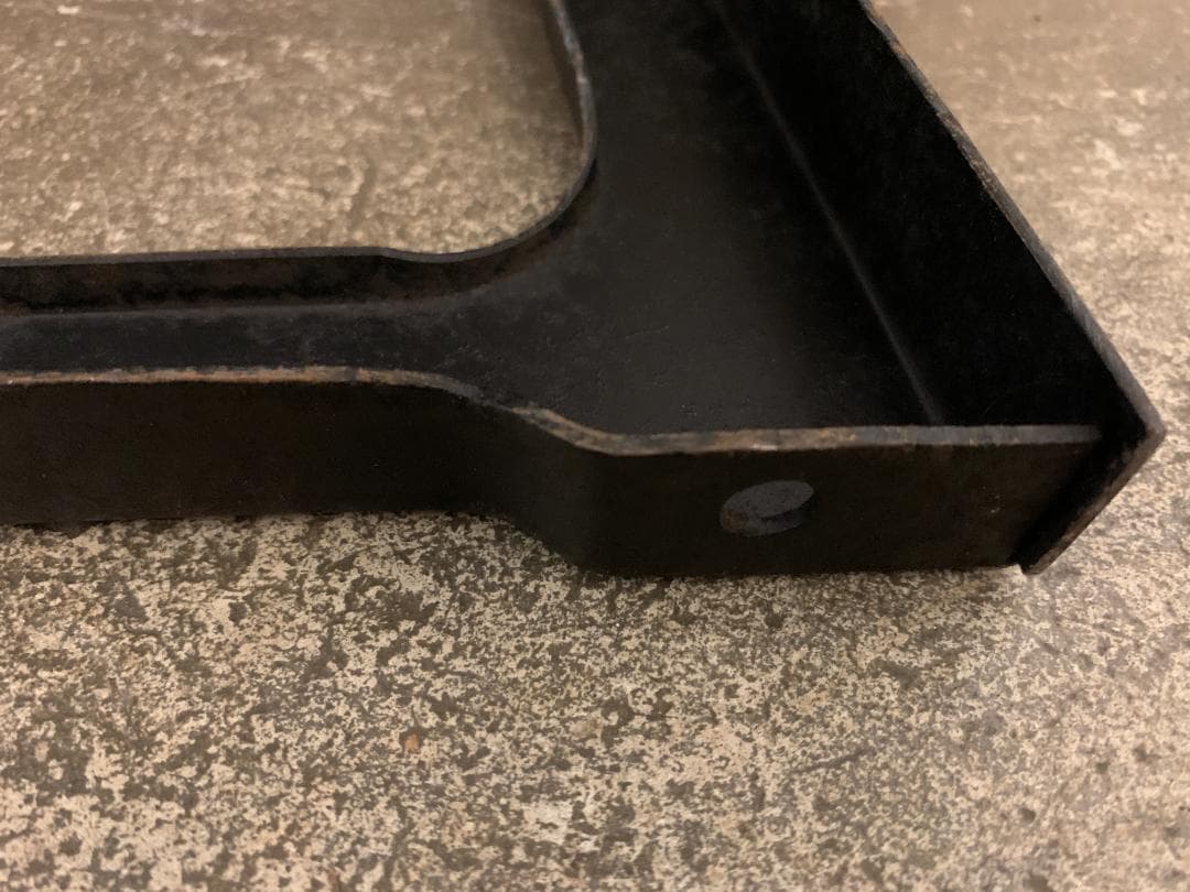 フランス アンティーク 古材 アイアン ローテーブル　ベンチ スツール 展示台