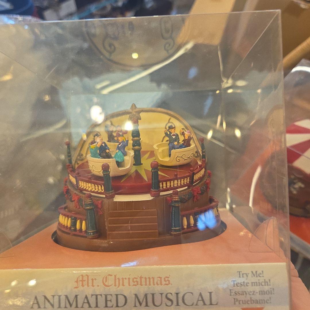 いく　Mr. Christmas 遊園地オルゴール2点