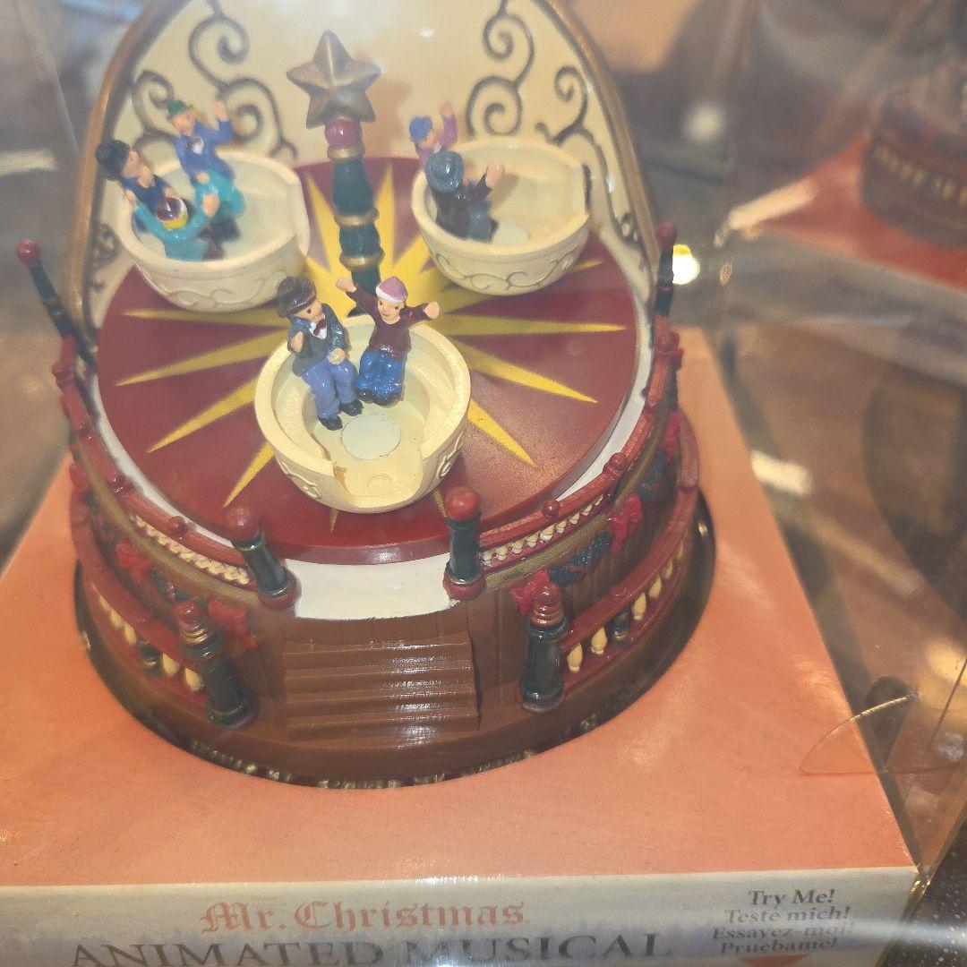 いく　Mr. Christmas 遊園地オルゴール2点