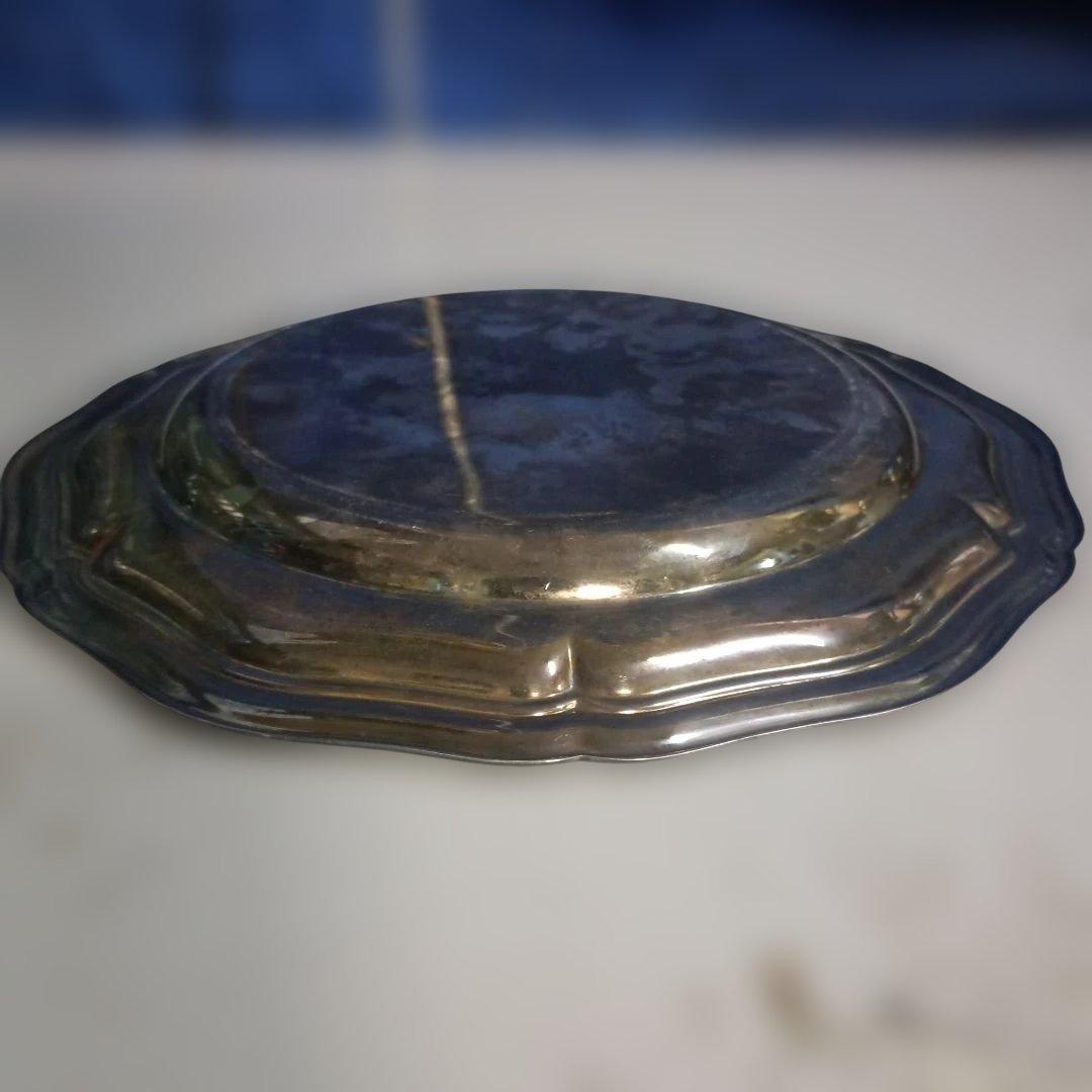 5120）クリストフル　２２ｃｍプレート・皿　／銀メッキ