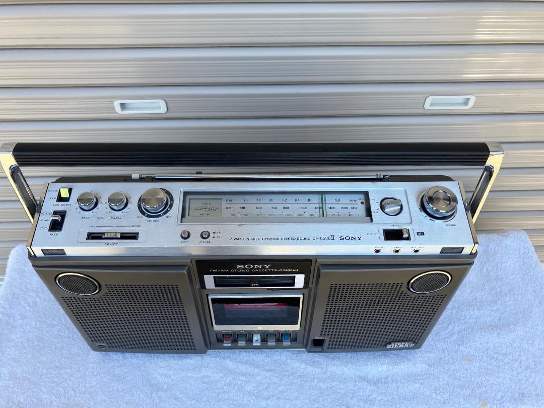整備済動作品ソニー FM/AMステレオラジカセ CF-6500Ⅱ ZILBA'P