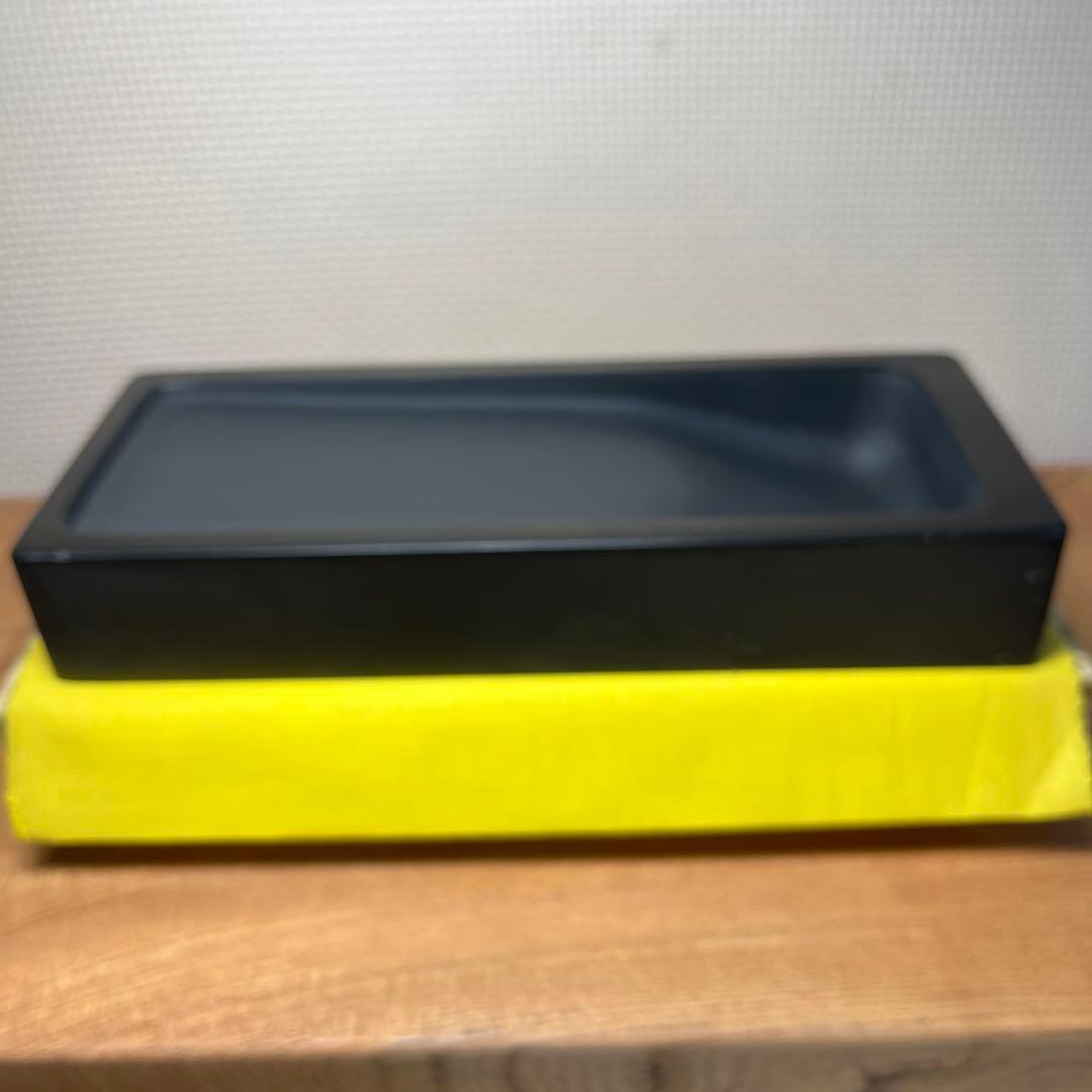 ⭕️雄勝硯　伝統工芸士　杉山唐龍斎　1.5kg超　22cm超　海が27mm