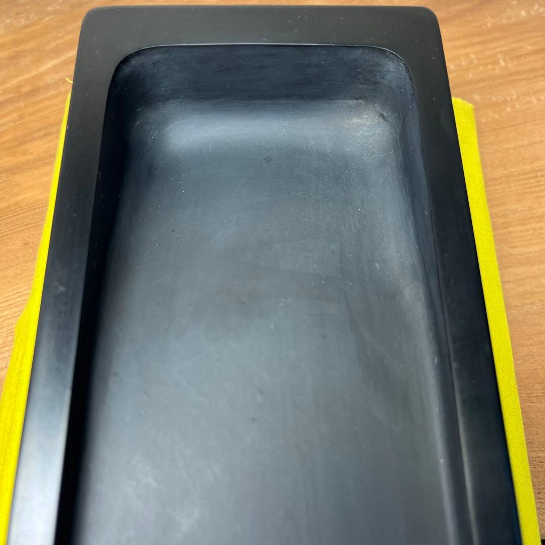 ⭕️雄勝硯　伝統工芸士　杉山唐龍斎　1.5kg超　22cm超　海が27mm