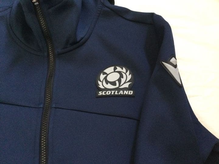 ラグビースコットランド代表 2022 スキューバ フーディージャケット 海外M