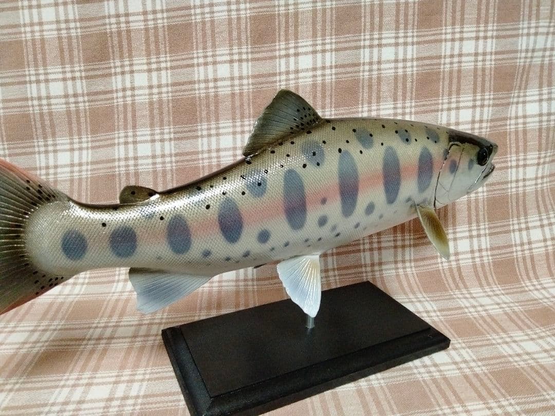 ハンドメイド　39cmヤマメ 魚模型　釣り　フィギュア　レプリカ　置物　オブジェ