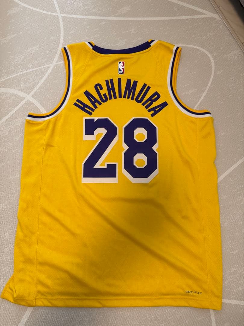 正規品 NBA レイカーズ 八村塁 ユニフォーム L イエロー NIKE