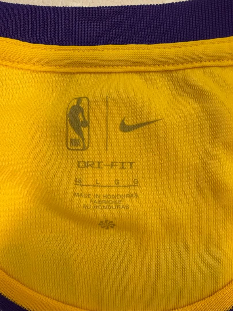 正規品 NBA レイカーズ 八村塁 ユニフォーム L イエロー NIKE