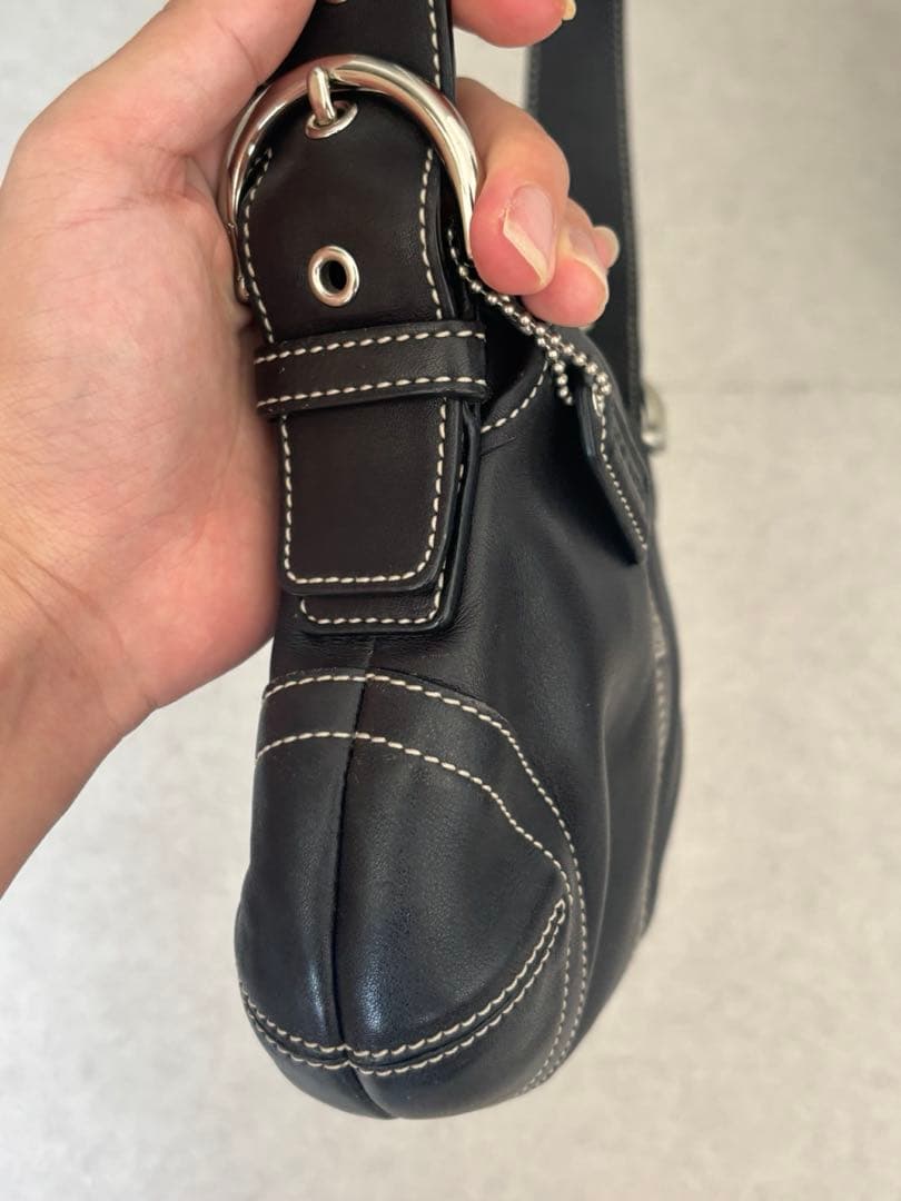 バッグ COACH One ShoulderBag SOHO Leather Black