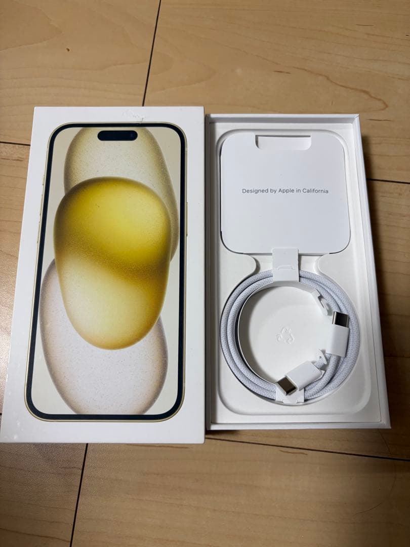 Apple iPhone15 128GB イエロー 本体