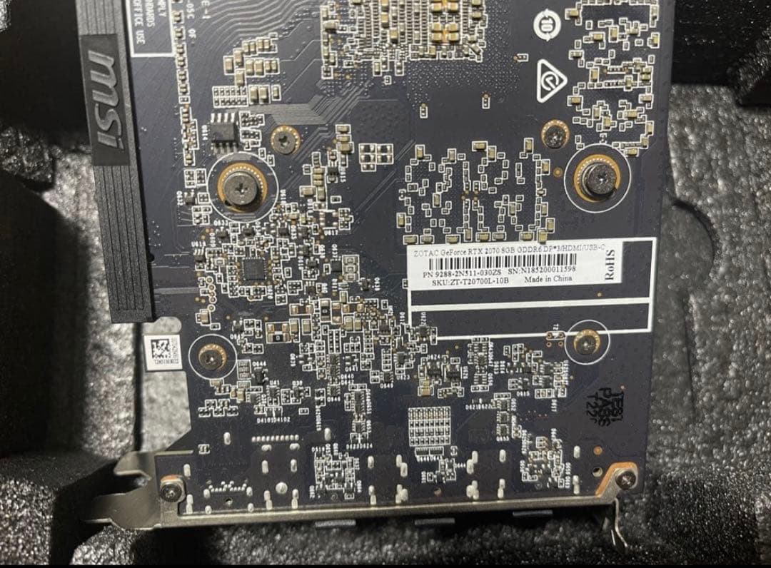 グラフィックボード・グラボ・ビデオカード GeForce RTX 2070 8GB GDDR6