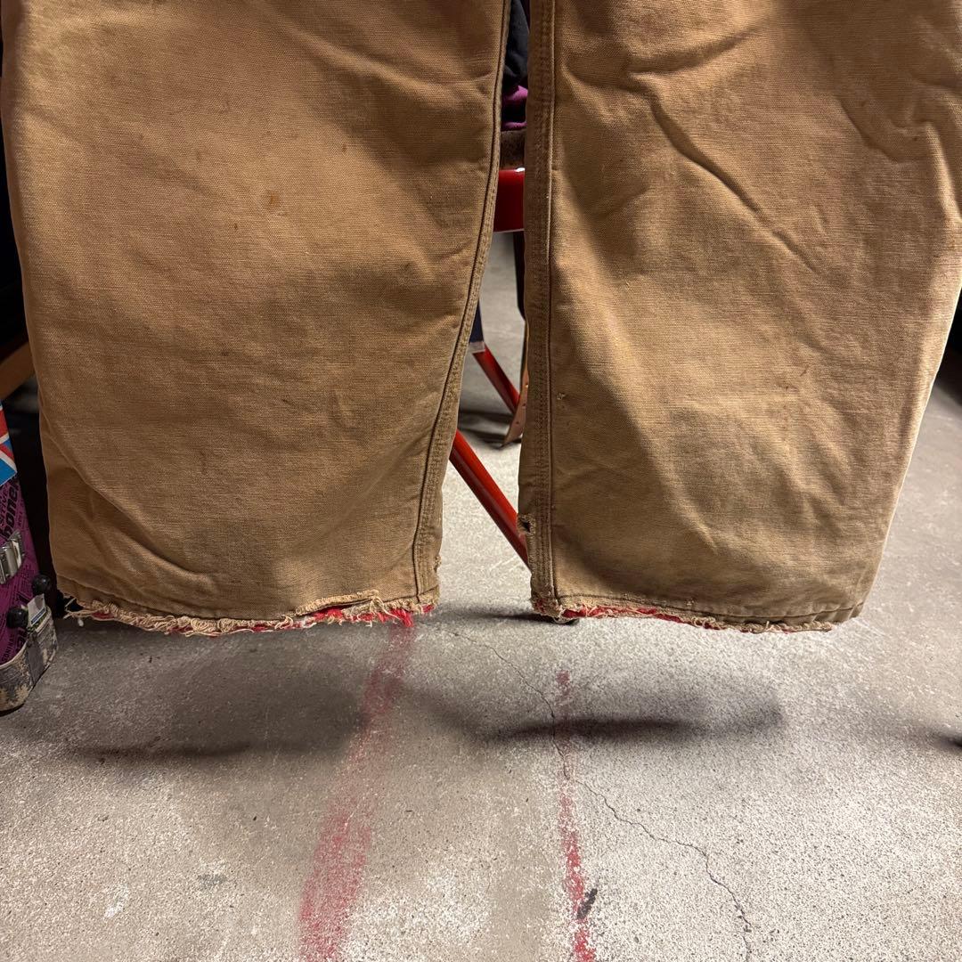 ボロ USA製 90s carhartt カーハート オーバーオール ダブルニー