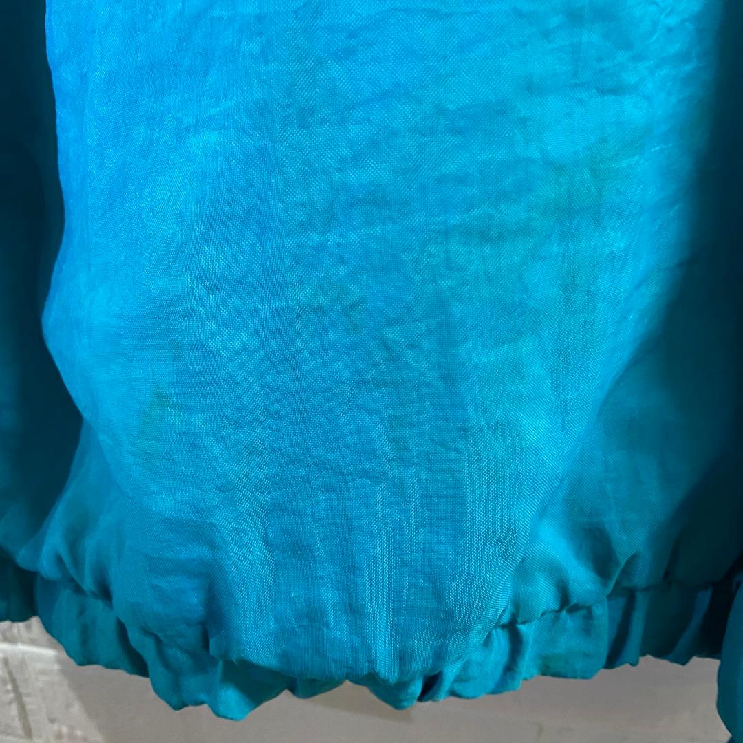 NBA シャーロット・ホーネッツ　超オーバーサイズハーフジップナイロンスタジャン